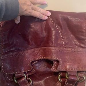 Purse real leather lucky brand crossbody flap bag